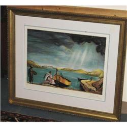 SALVIDOR DALI Port Legate, lithograph