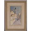 Image 1 : VERNON HOWE BAILEY Spanish Village Scene 14"x