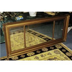 EMPIRE GILTWOOD OVERMANTLE MIRROR, mid-19th c