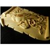 Image 2 : Carved Falcon, Falconry Hunting Scrolled Wooden Plaque