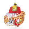 Image 1 : Noah's Ark Blown Glass Ornament