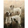 Image 2 : English Pointer Hunting Dogs Oil Painting