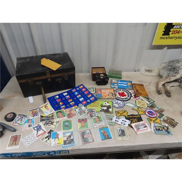 Hockey Cards, Bobby Hull, Early Tea Cards, Red Rose Pamphlet, & View Master