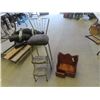 Image 1 : High Chair & Wooden Shelf