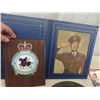 Image 2 : Cdn Army Helmet, Photo ,Medal Plaque, & Pearl Harbor Post Cards