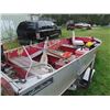 Image 2 : Aroline 15' Alum Boat w Trailer - NO TOD Items Located in Woodridge, MB, Contact Glen for Viewing, D