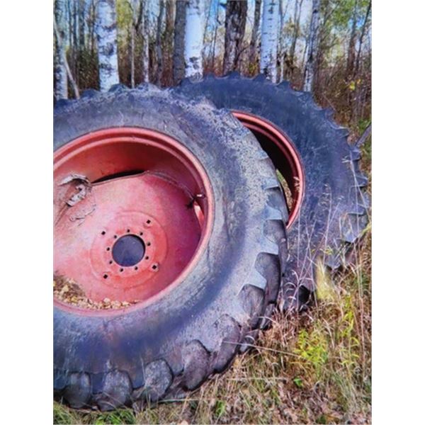 Set of Duals 18-4-38's Items Located in Woodridge, MB, Contact Glen for Viewing, Directions & Info- 