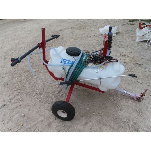 (W) Shurlift 15 Gal Yard Trailer Sprayer Boom & Wand