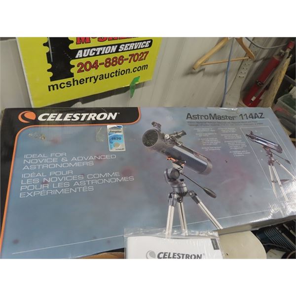(W) Celestial Astro Master 114 Telescope - New In Box