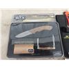 Image 4 : (W) New Old Timer 4 Pc Hunting knife Kit, New Buck Knife,New Swiss Force Utility Knife/Tool, & New M