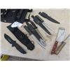 Image 2 : (W) Smith & Wesson Hunting/Survival Knife, German Hatche & Knife, Fillet & Skinning Knives