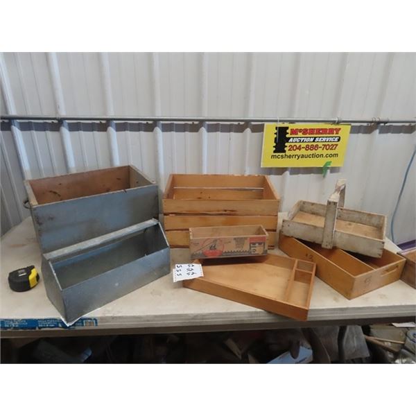 Wooden Crate Organizers