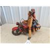 Image 3 : Wooden Carved Motorcycle Ornament