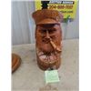 Image 2 : Sailor Carving By Andre Gauthier & Wooden Ashtray Stand