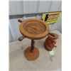 Image 3 : Sailor Carving By Andre Gauthier & Wooden Ashtray Stand