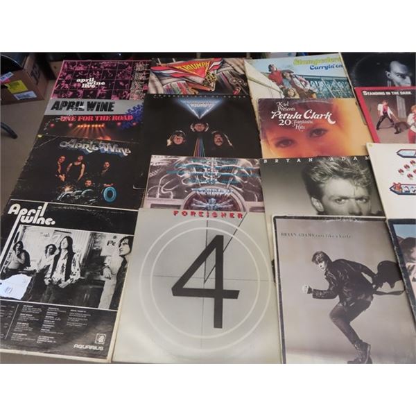 34 Rock Records - April Wine, Foreigner, Bryan Addams, Lover Boy & More