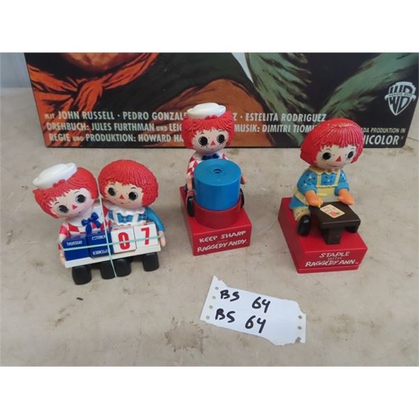 Ragedy Anne Calendar & Pencil Sharpener