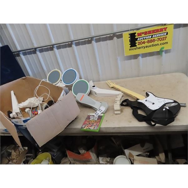 WII Rock Band & XBOX 360 Gutiar Hero