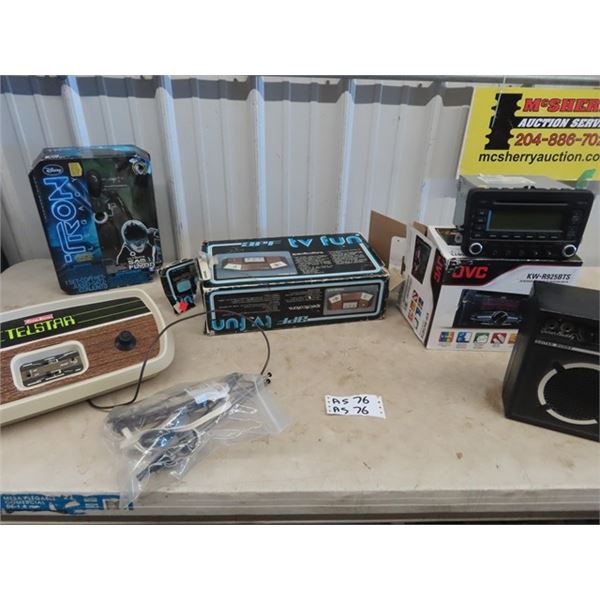 APF TV Fun , Coleco, Telestar, JVC, CD Receiver, Guitar Buddy & More!