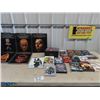 Image 1 : Mythology Books, Stargate Sereied, Hockey DVDs, Shrek, VHS James Bond