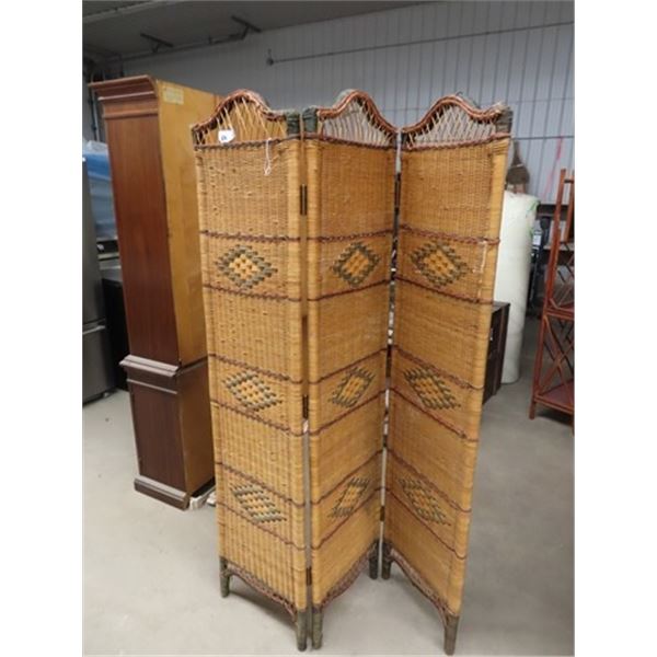 Wicker Room Divider