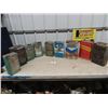 Image 1 : 9 Oil Cans- TEXACO, BA , Veedol Plus More