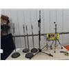 Image 1 : 4 Mic Stand Bases, & 3 Drum Stands