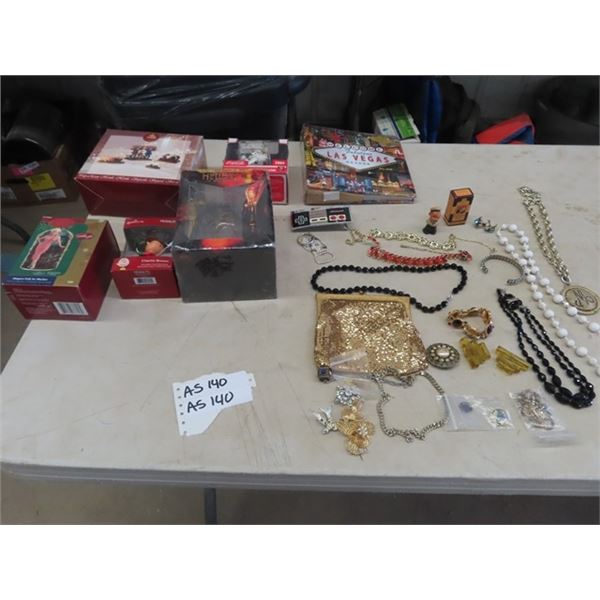 Various Ornaments - Coke, Marilyn Munroe, Hell Boy, Charlie Brown , Assorted Costume Jewellery, Plus