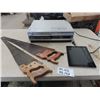 Image 1 : 2 Vintage Saws, Sanyo Beta Player, IPAD, Unknow if it works, - No Charger