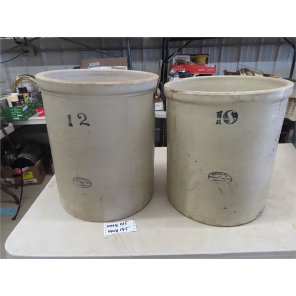 10 & 12 Gal Medalta Crock
