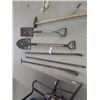 Image 1 : Yard Tools, Sledge Hammer, 2 Shovels, & 3 Fence Bars