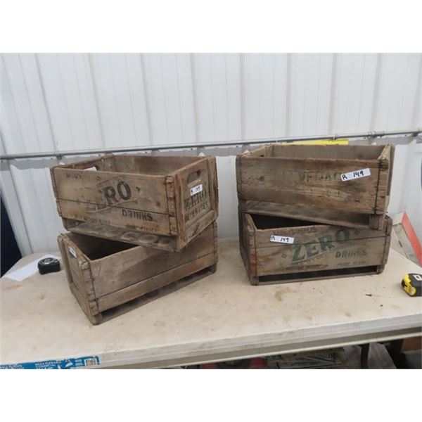 4 Pop Crates, 2) Zero & 2) Wishing Well