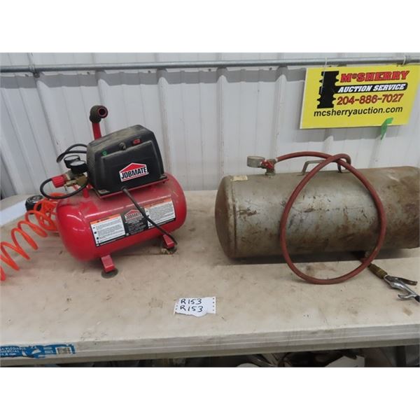 Portable Air Compressor, & Portable Air Tank