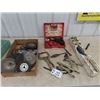 Image 1 : Slide Hammer, Sodering Gun, Vice Grip Clamps, Grinding Disc & Stones