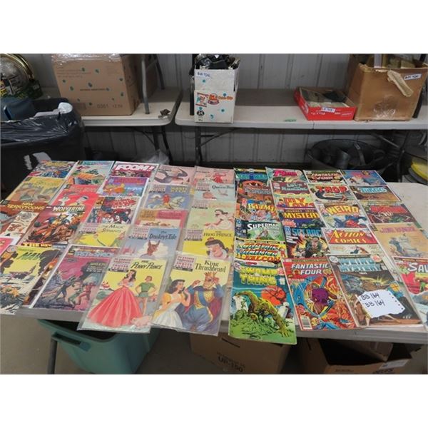 Approx 47 Comics, Marvel, Bugs Bunny, Batman, & More