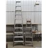 Image 1 : 2 Aluminum Ext Ladder 1 is 6' & 1 is 10'
