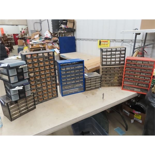 9 Organizers - 8 Full of Small Hardware