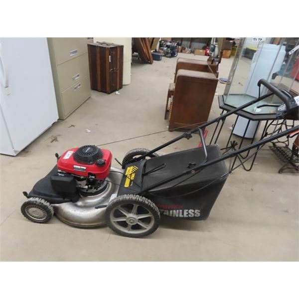 Honda Stainless Self Propell Push Mower Just had Services New Carb Kit - Works Great