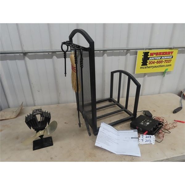 Calmet Electronic Anti Scale & Rust Water Treatment System & Fireplace Tools & Fan