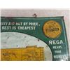 Image 4 : Winnipeg Oil Company Rega Metal Embossed Vintage Sign 13.5" x 10"