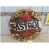 Image 4 : Porc Castrol Motor Oil Sign 24" Rd - 2 Sided