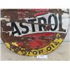 Image 6 : Porc Castrol Motor Oil Sign 24" Rd - 2 Sided