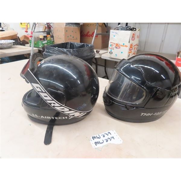 2 HJC Snowmobile Helmets