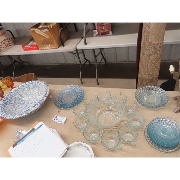 28 Pcs Depression Bubble Glass & Basin
