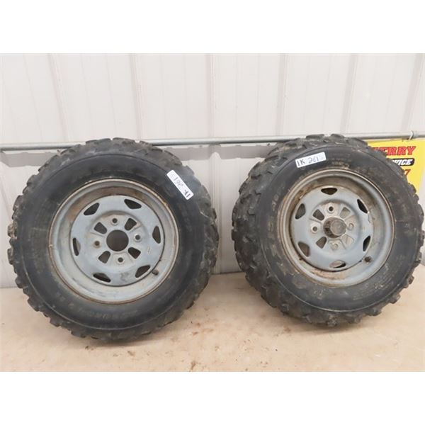 2 ATV Tires & Rims 24x 8-12