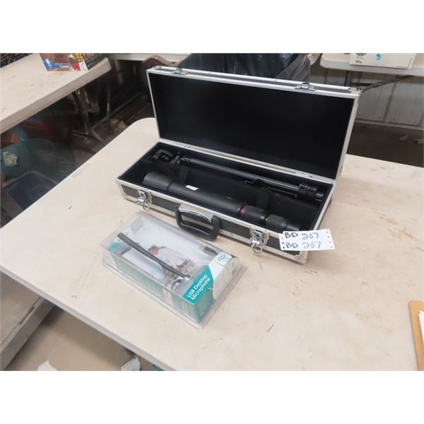 Winchester WLK-532 Spotting Scope, w Tripod & Case, USB Desk Top Microphone - New