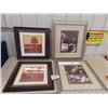 Image 1 : 4 Pictures (2 Sets) 1) 24" x 27" & 1) 21.5"x 21.5"