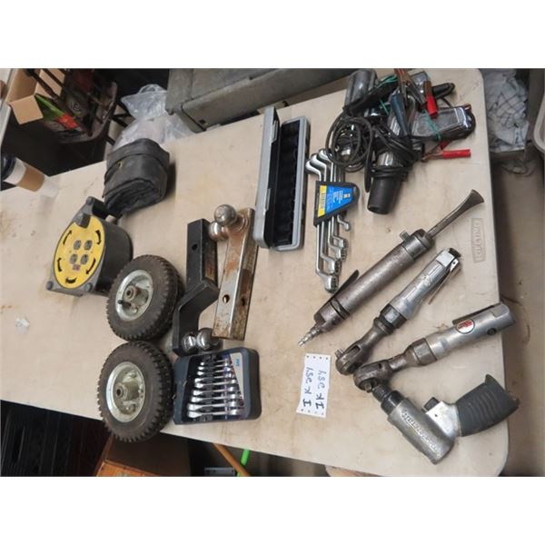 Air Tools 3/8 Ratchet, Chisel, Wrenches, Impact Sockets 1/2", Timing Gun, Receiver Hitch Plus more