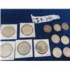 Image 1 : Canadian 1963, 64,65, 66 & 1967 Dollar Coins, American 1/2 Dollar Coins - 1951 & 1952 &  2 -1968, Ca