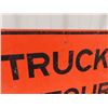 Image 2 : Metal Truck Detour Sign 24" x 35"